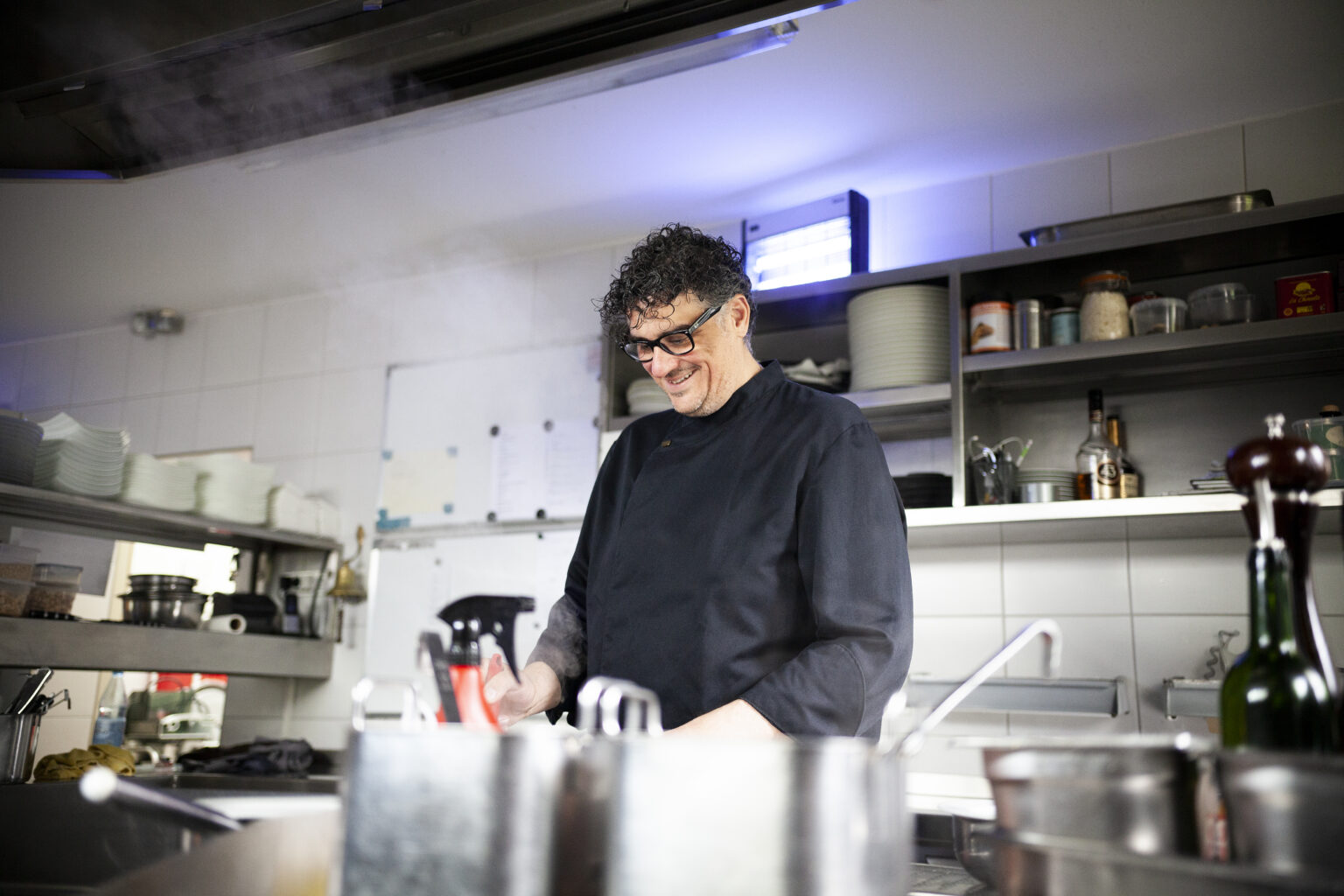 Kochkurs mit Uwe in der Restaurant-Kueche