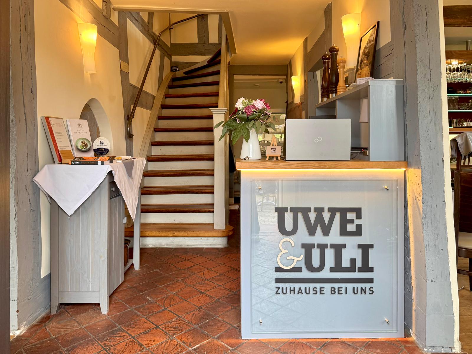 Empfang im Uwe & Uli Restaurant